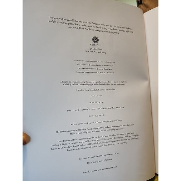 The Jack Tales Stories By Ray Hicks CD Included 1st Edition 2000 HC Illustration - Picture 6 of 11